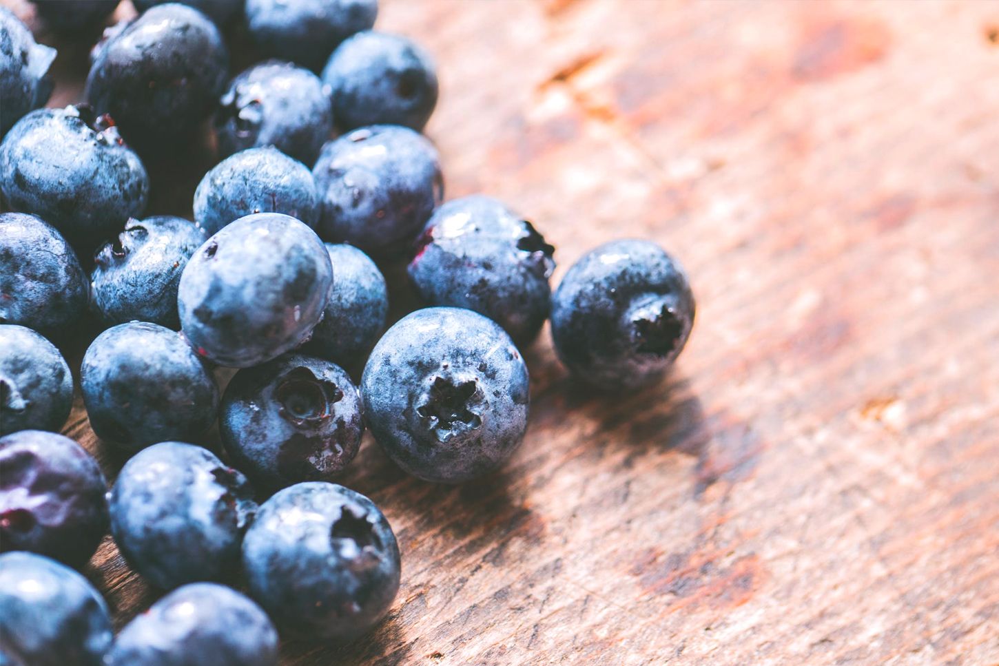 Blueberries on Table
